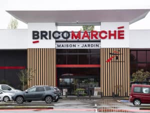 Magasin e bricolage à l'enseigne Bricomarché au nouveau concept NEC