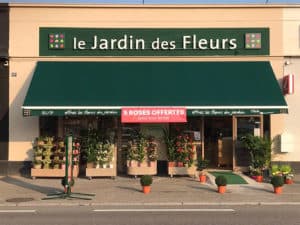 Magasin de fleurs en libre-service à l'enseigne Le Jardin des Fleurs