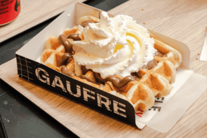 Gaufre belge de l'enseigne Waffle Factory