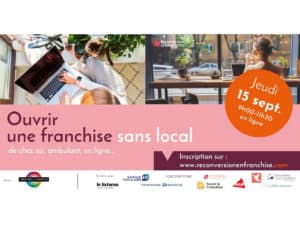 Matinée en ligne sur le thème « Ouvrir une franchise sans local »